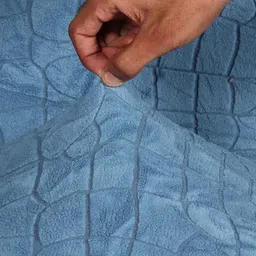 HOUSE OF QUIRK Triple Seater Universal Jacquard Crocodile Soft Touching Fabric Sofa Cover image 3