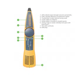 Fluke Mt-8200-60-Kit Networks Intellitone Pro 200 Corded Electric Toner And Probe Kit image 2