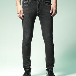 Flying Machine Men Black Jackson Skinny Fit Mid-Rise Clean Look Stretchable Jeans-picture-38