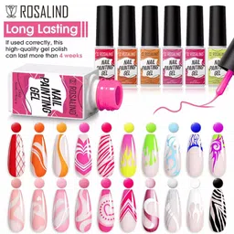 ROSALIND Long Lasting Nail Painting Gel 5 ml- Shade-LX17 image 2