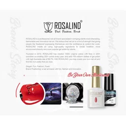 ROSALIND Long Lasting Nail Painting Gel 5 ml- Shade-LX24 image 4