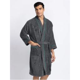 BIANCA Luxurious Ultra Soft Bath Robe -1pc (Cooltex) Solid-Grey-picture-6