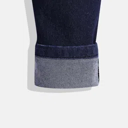 U.S. Polo Assn. Kids Boys Blue Skinny Fit Mildly Distressed Light Fade Stretchable Jeans image 5