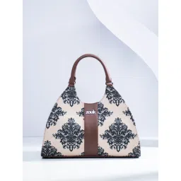 Zouk Konkona Statement Mughal Motif Satchel Bag image 2