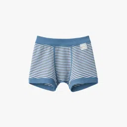 muji Indian Cotton Rib-Knit Boxer Briefs image 1