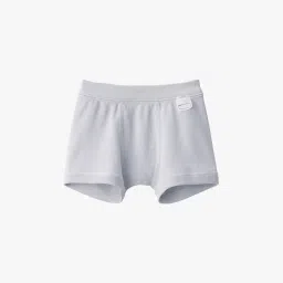 muji Indian Cotton Rib-Knit Boxer Briefs image 1