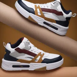 asian Men Round-Toe Lace-Up Casual Shoes image 1