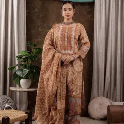 yufta Women Embroidered Straight Kurta Set image 1