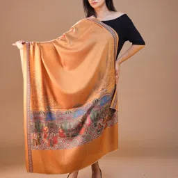 swi stylish Women Floral Shawl image 1