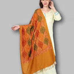 indie picks Acro Wool Kashmiri Embroided Shawl image 1