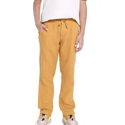 rare ones Boys Flat-Front Relaxed Fit Trousers image 1