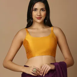 salwar studio Women Silk Back-Open Blouse image 1