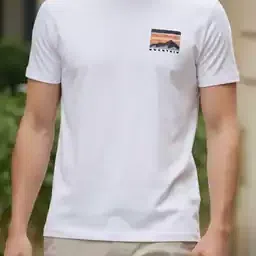 Shein Short Sleeve Graphic Placement Print Crew Tshirt-image-26