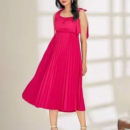 majesta Women Square-Neck Fit & Flare Dress image 2