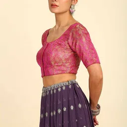 soch Women Paisley Print Front-Open Blouse image 2