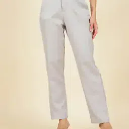 Shein Ankle Length Pleated Loose Fit Pants With Pockets-picture-20