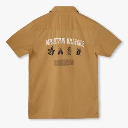 yb dnmx Men Back Graphic Print Shirt image 2