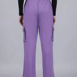 Shein Full Length Wide Track Pants with Pockets image 2