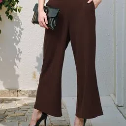 Shein Full Length Flexi Waist Wide Leg Pants-picture-42