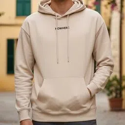 Shein Drop Shoulder Typographic Chest Print Hoodie-picture-17