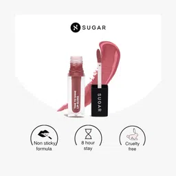sugar cosmetics Time To Shine Lip Gloss - 02 Velma Pinkley image 2