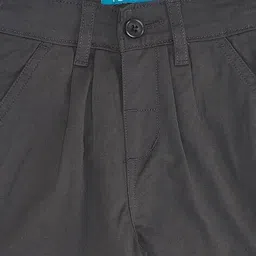 yu by pantaloons Boy Relaxed Fit Double-Pleat Trousers image 2