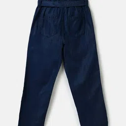 united colors of benetton Paperbag Pants with Waist Tie-Up image 2