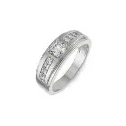 emori Women White Gold Lab Grown Diamond-Studded Ring image 2