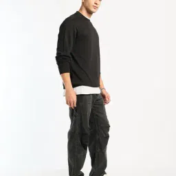 altheory by azorte Men Solid Regular Fit Crew-Neck T-Shirt image 2