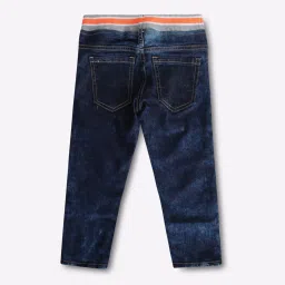 united colors of benetton Washed Jogger Jeans with Drawstring Fastening image 2