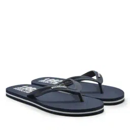 woodland Men Typographic Print Thong-Strap Flip-Flops image 2