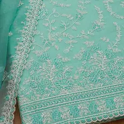 soch Women Embroidery Unstitched Dress Material image 2