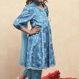 biba Girls Cotton Kurta Suit Set image 2