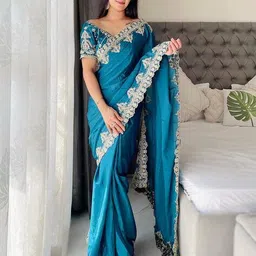 vairagee Women Embellished Georgette Saree image 2