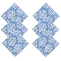 handicraft-palace Set of 6 Floral Print Table Napkins image 2