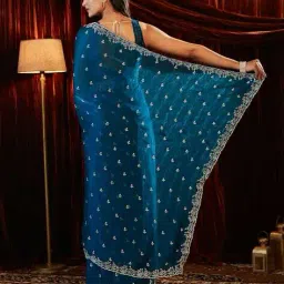 tanuka Women Silk Saree with Embellished Border image 2