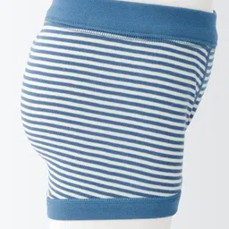 muji Indian Cotton Rib-Knit Boxer Briefs image 3