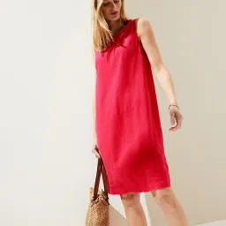 marks & spencer Round-Neck Shift Dress image 3