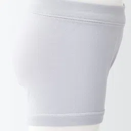 muji Indian Cotton Rib-Knit Boxer Briefs image 3