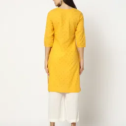 avaasa mix n' match Women Printed Straight Kurta image 3