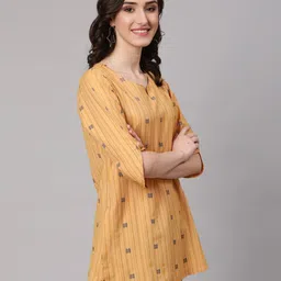akimia Women Striped Straight Tunic image 3