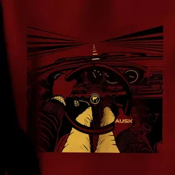 ausk Men Graphic Print Loose Fit Sweatshirt image 3