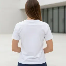 Shein Drop Shoulder Graphic Chest Print Crew Tshirt image 3