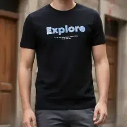 Shein Short Sleeves Typographic Chest Print Crew Tshirt-picture-37