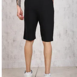 Shein Above The Knee Low Rise Graphic Print Track Shorts image 3