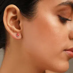 arte Women Sterling Silver Stud Earrings image 3