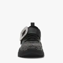 steve madden Women Eclipse Embellished Lace-Up Sneakers image 3