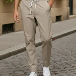 Shein Ankle Length Elasticated Drawstring Waist Low Rise Pants image 1