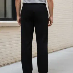 Shein Elasticated Drawstring Waist Low Rise Pants image 3