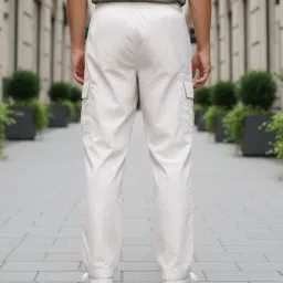 Shein Full Length Elasticated Drawstring Waist Low Rise Pants image 3